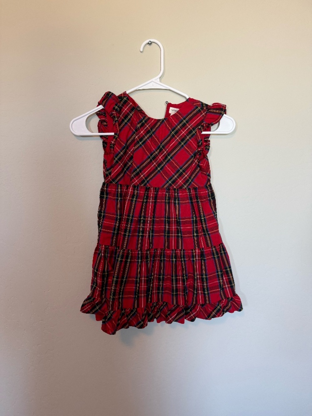Crewcuts Red Tartan Holiday Dress Size 5